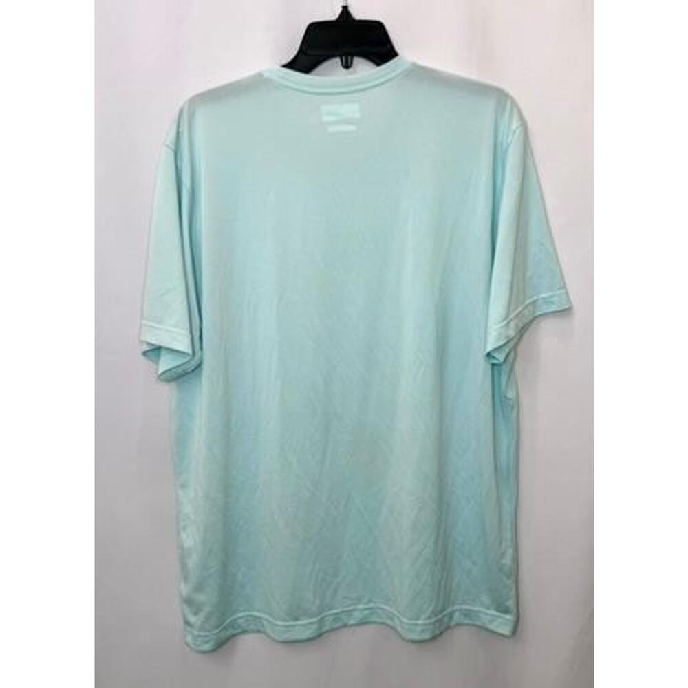 Columbia Sportswear Mens Large Mint Green Short Sleeve Polyester T-Shirt - Picture 7 of 7